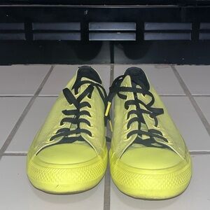 Woman’s size 9 
OPI limited edition Converse in chartreuse color